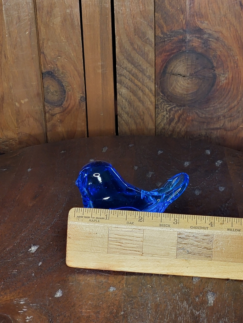 Leo Ward Blue Glass Bird - Picture 4 of 16